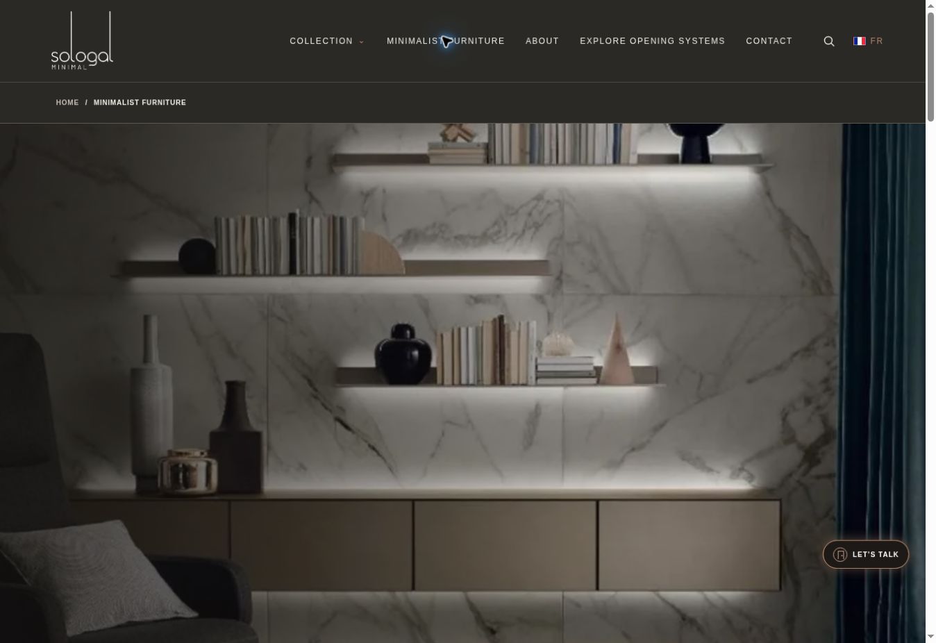 MINIMAL by SOLOGAL — Le mobilier prolonge l’univers architectural